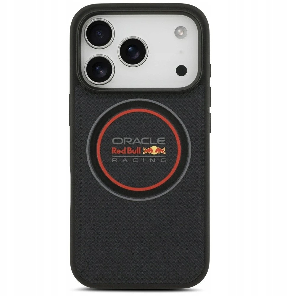 Red Bull Raudona Bull Raudona Bull Meshed Logo And Raudona Ring MagSafe dėklas Apple iPhone 17 Pro Max Navy mėlynos spalvos