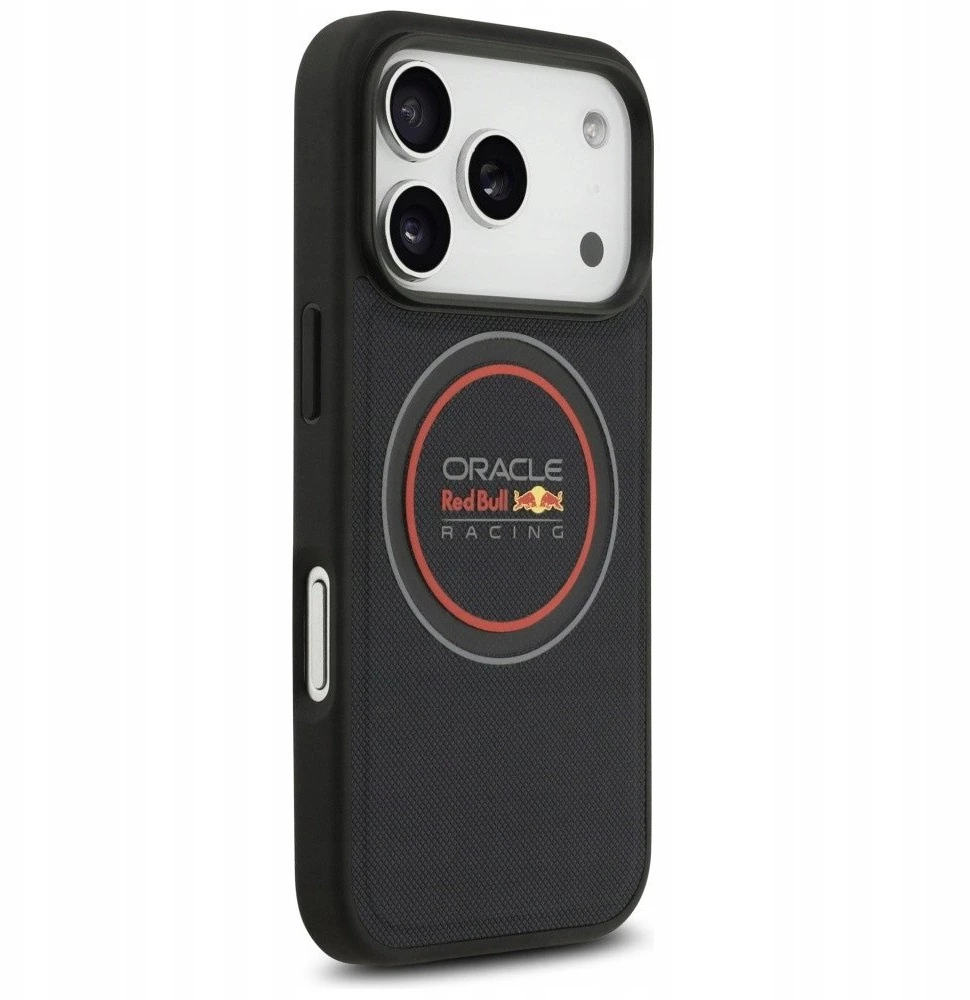 Red Bull Raudona Bull Raudona Bull Meshed Logo And Raudona Ring MagSafe dėklas Apple iPhone 17 Pro Max Navy mėlynos spalvos