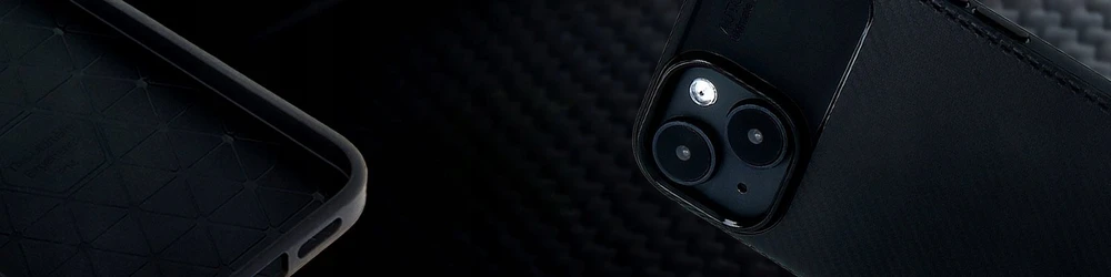 Dėklas TelForceone Carbon Juodas Apple iPhone 15 6,1"