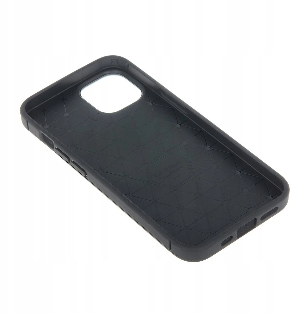 Dėklas TelForceone Carbon Juodas Apple iPhone 15 6,1"