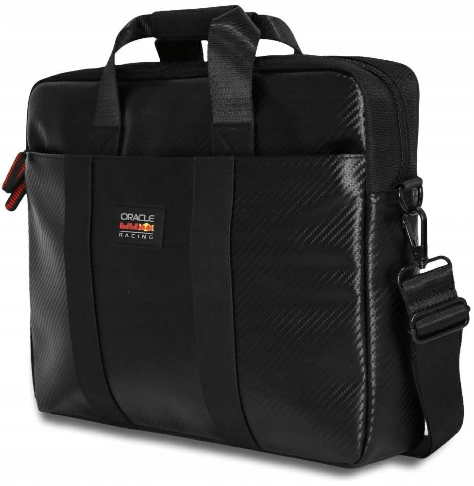 Red Bull Raudona Bull Raudona Bull PU Carbon Computer Bag 15/16" Juodas