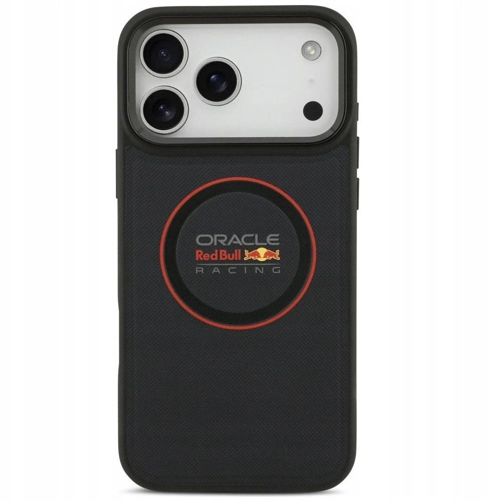Red Bull Raudona Bull Original dėklas Raudonas BULL Meshed Raudona Ring & Metal Mygtukai MagSafe skirtas Apple iPhone 17 Pro Max mėlynos spalvos