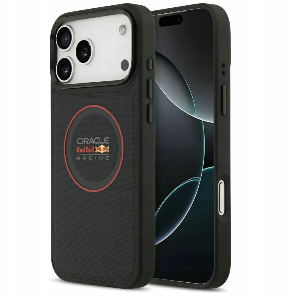 Red Bull Raudona Bull Original dėklas Raudonas BULL Meshed Raudona Ring & Metal Mygtukai MagSafe skirtas Apple iPhone 17 Pro Max mėlynos spalvos