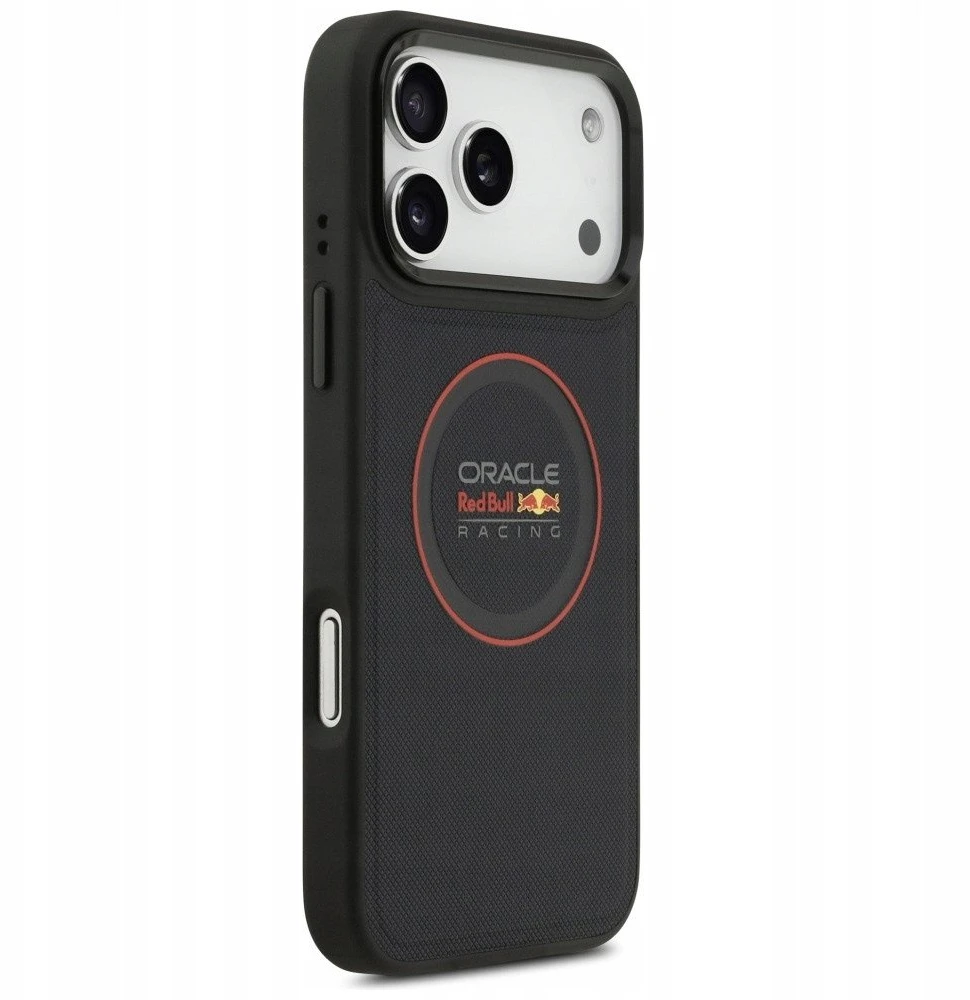 Red Bull Raudona Bull Original dėklas Raudonas BULL Meshed Raudona Ring & Metal Mygtukai MagSafe skirtas Apple iPhone 17 Pro Max mėlynos spalvos