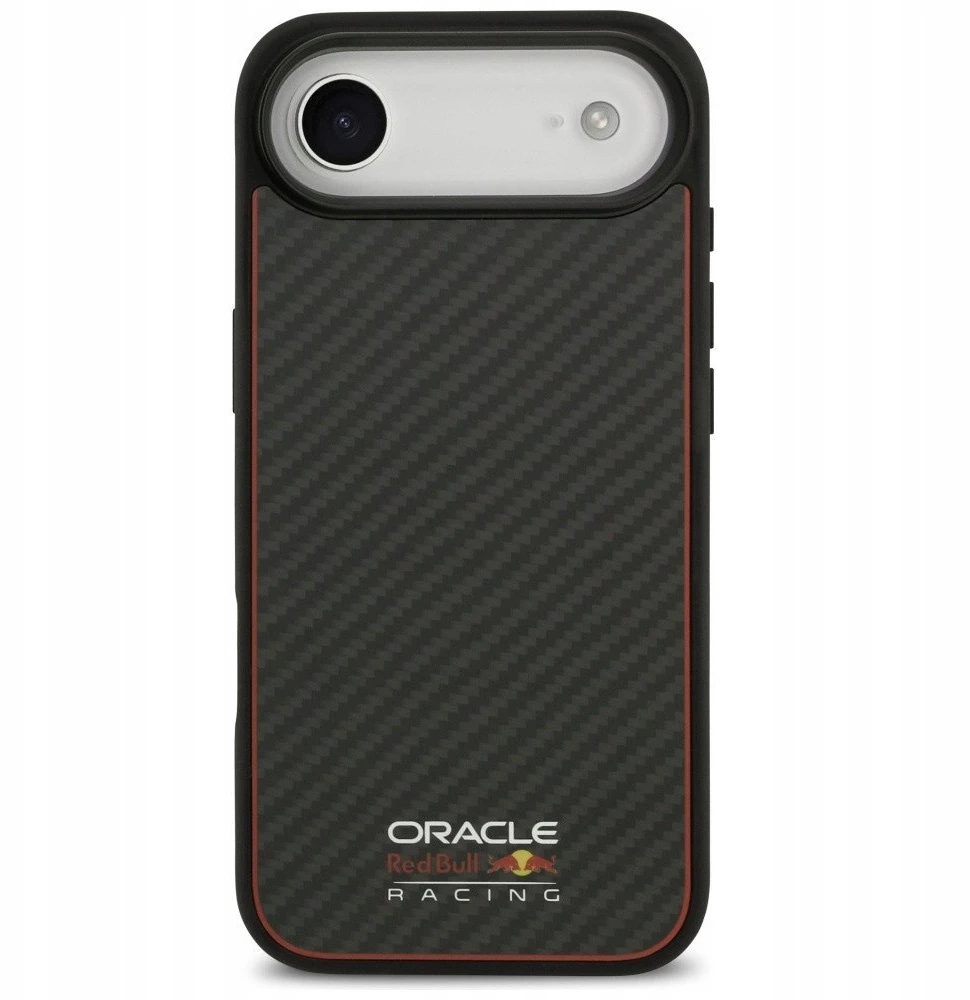 Red Bull Raudona Bull Dėklas Raudona Bull Kevlar Logo Matt MagSafe skirtas Apple iPhone Air juodos spalvos