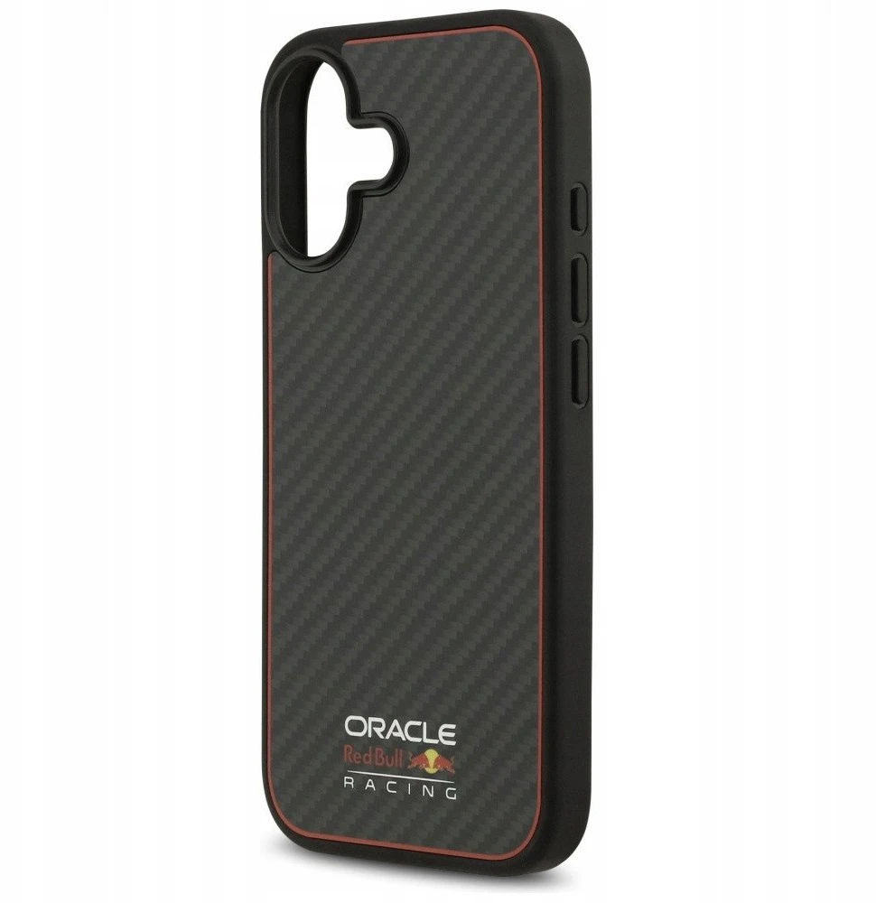 Red Bull Raudona Bull Dėklas Raudona Bull Kevlar Logo Matt MagSafe skirtas Apple iPhone 17 juodos spalvos