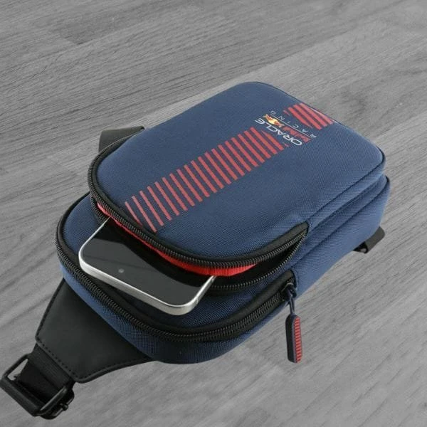 Red Bull Raudona Bull Krepšys telefonui Raudona Bull Powerbar Crossbody Nylon navy mėlynas