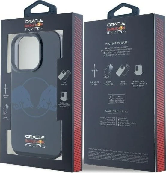Red Bull Raudona Bull Raudona Bull PC/TPU Two Bulls Magsafe dėklas jūsų Apple iPhone 15 Pro Max mėlynos spalvos