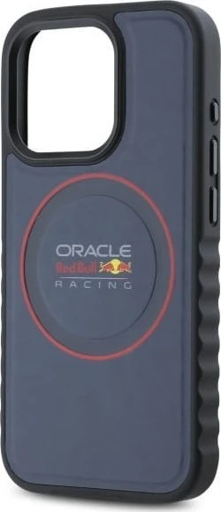 Red Bull Raudona Bull Raudona Bull PU Leather Raudona Ring MagSafe dėklas jūsų Apple iPhone 15 Pro Max mėlynos spalvos