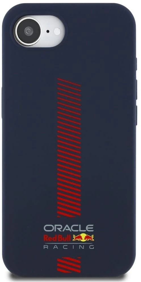 Red Bull Raudona Bull Raudona Bull Silicone Powerbar MagSafe Apple iPhone 16e dėklas telefonui mėlynos spalvos