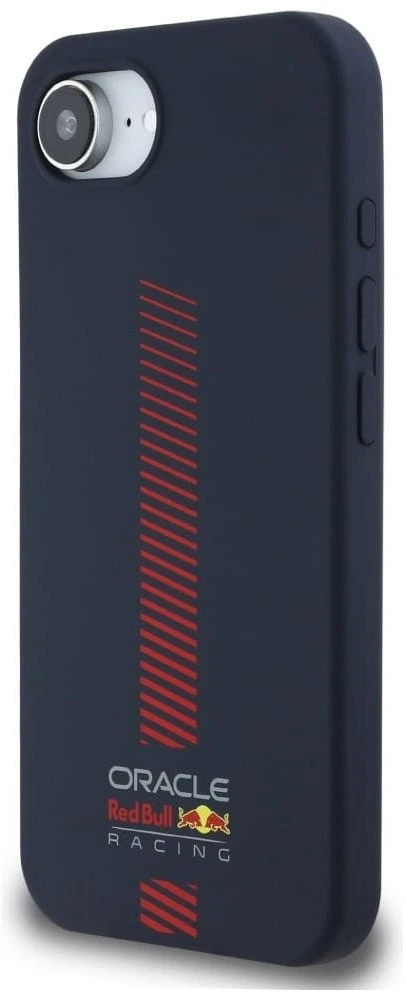 Red Bull Raudona Bull Raudona Bull Silicone Powerbar MagSafe Apple iPhone 16e dėklas telefonui mėlynos spalvos