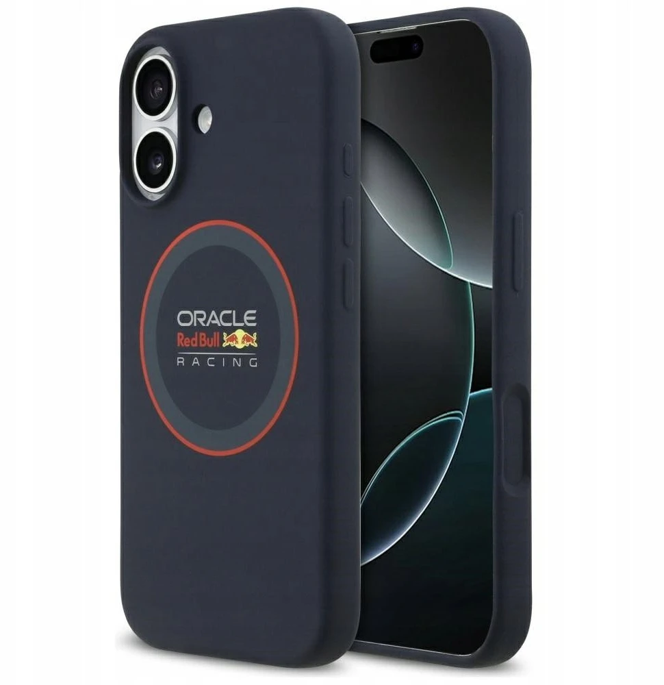 Dėklas Red Bull Raudona Bull Raudona Bull Silicone Raudona Ring MagSafe dėkals skirtas Apple iPhone 17 Navy