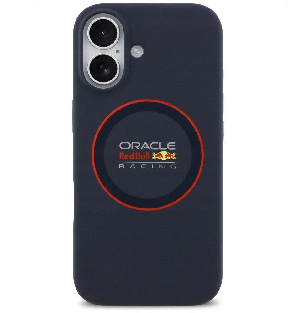 Dėklas Red Bull Raudona Bull Raudona Bull Silicone Raudona Ring MagSafe dėkals skirtas Apple iPhone 17 Navy