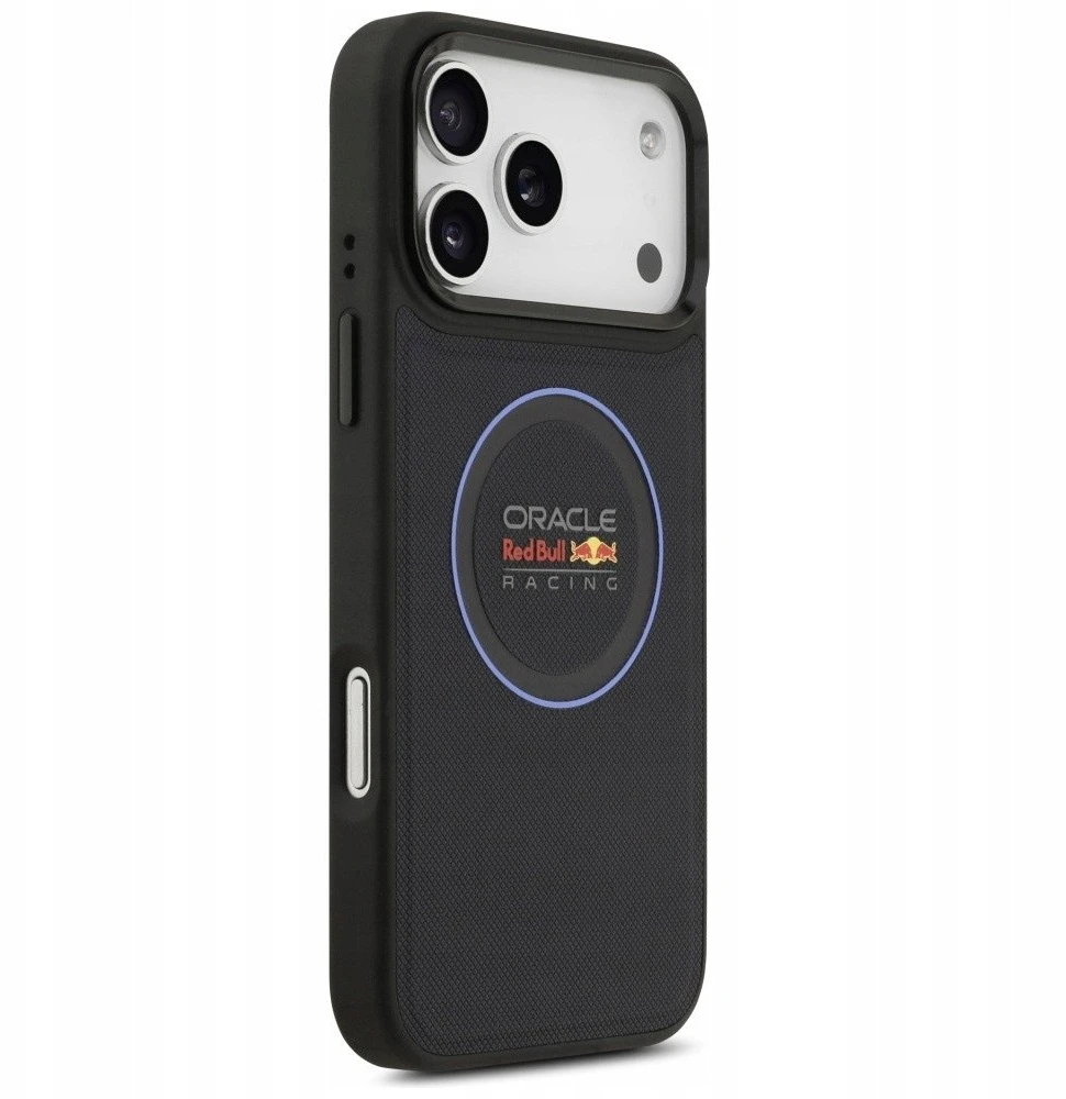 Red Bull Raudona Bull Dėklas Raudona Bull Meshed Mėlyna Ring & Metal Mygtukai MagSafe Apple iPhone 17 Pro Max navy