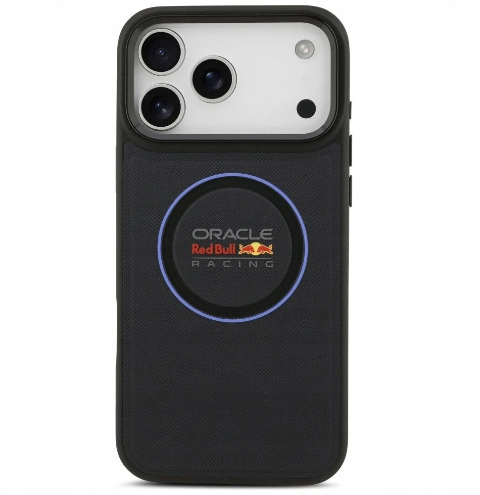 Red Bull Raudona Bull Dėklas Raudona Bull Meshed Mėlyna Ring & Metal Mygtukai MagSafe Apple iPhone 17 Pro Max navy