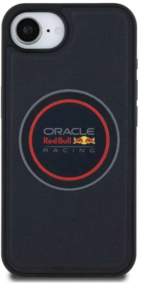 Red Bull „Raudona Bull“ Raudonas BULL dėklas, skirtas IPHONE 16e (SE 4 2025), suderinamas su „MagSafe RBHMPSE424PUMEVR“ (tinklinis PU logotipas ir Raudonos žiedas), tamsiai mėlynas
