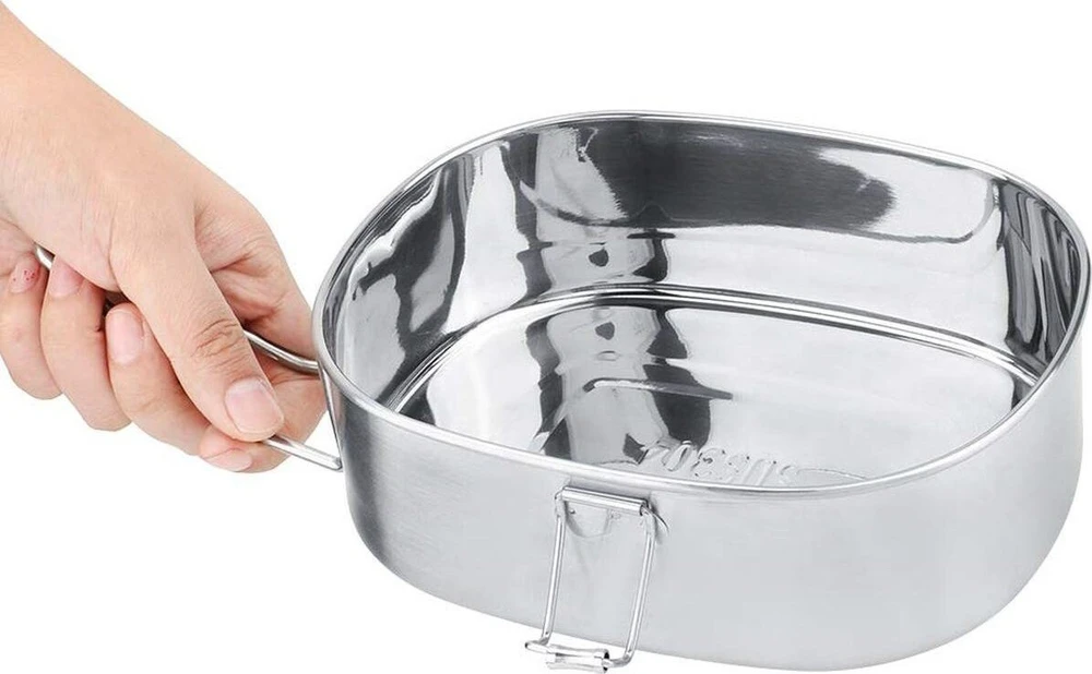 RedCliffs Maisto talpa Pusryčių dėžutė 350/900 ml, 2 dalių, nerūdijančio plieno