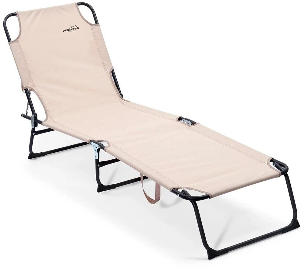 RedCliffs Lauko kėdė BEIGE - Sulankstoma, reguliuojama, universali