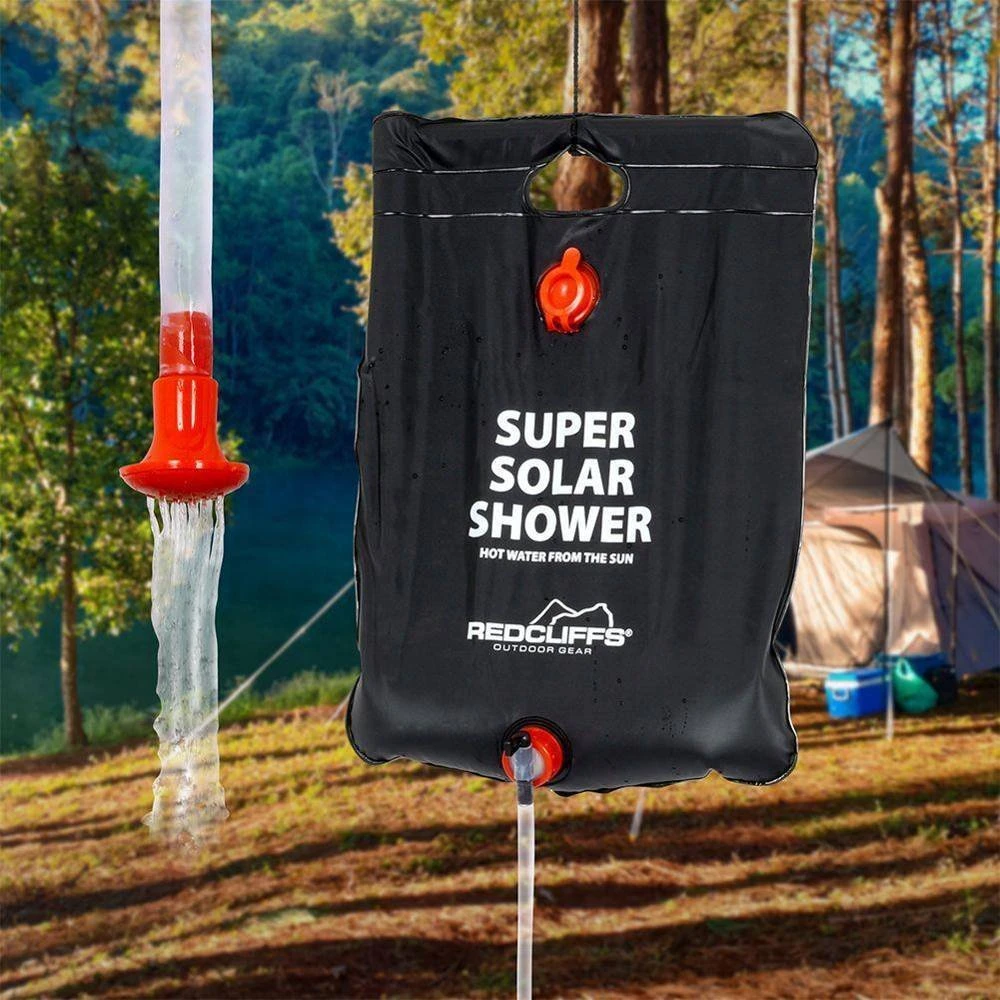 Redcliffs Lauko kempingo dušas saulės baterijų 15 l