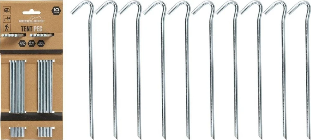 Redcliffs Zeltheringe Zeltnägel Heringe Haringe 17 cm 10 Stk.