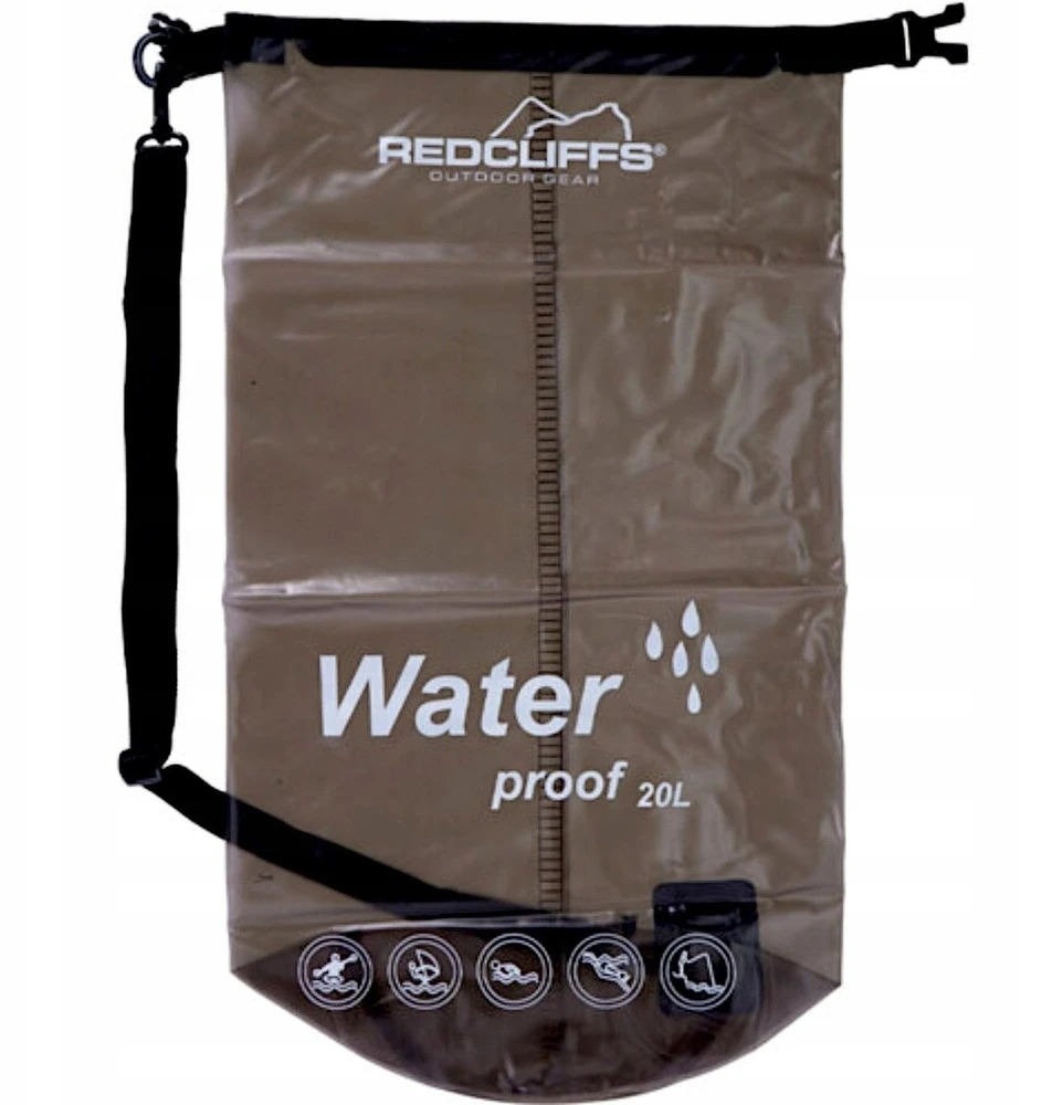 Redcliffs Juodas vandeniui atsparus 20L maišas