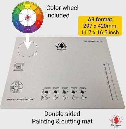 „Redgrass Painter v2 Wet RGG“ dažymo kilimėlis, A3 – atsparus pjovimui