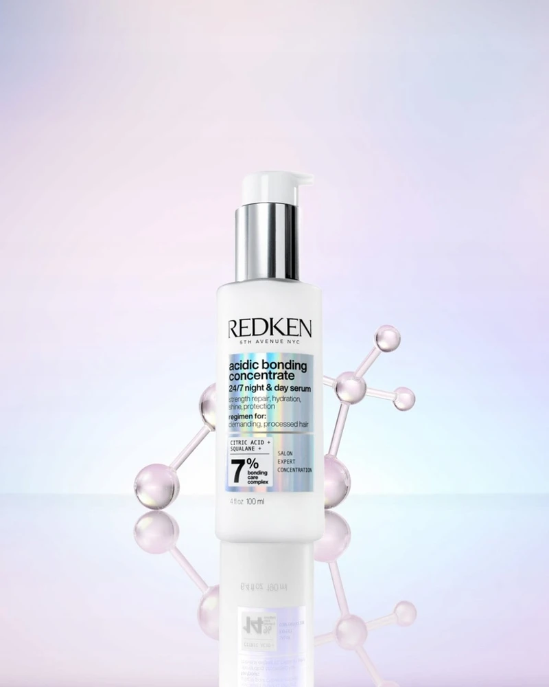 Redken Intensive dieninis ir naktinis serumas pažeistiems plaukams atstatyti Acidic Bonding Concentrate (24/7 Night & Day Serum), 100 ml