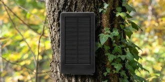 Saulės Energijos Priedas - Redleaf RD3019 Pro Trail Camera Saulės Įkroviklis Su USB Įkrovimu, -20°C Iki 80°C, Juodas