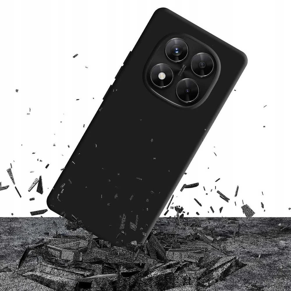 Nezatříděno 3MK Matt Dėklas Pro Dėklas Redmi Note 14 PRO 5G / POCO X7 5G juodos spalvos