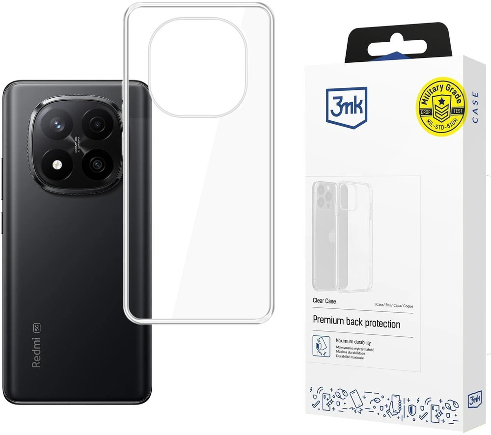 3Mk apsauga Redmi Note 15 Pro+ 5G - 3mk skaidrus dėklas