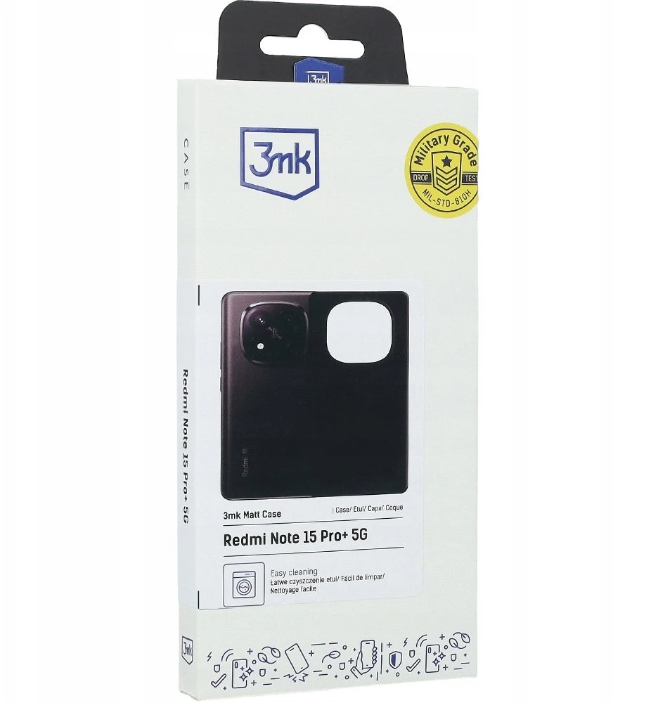 3Mk apsauga Redmi Note 15 Pro+ 5G - 3mk matinis dėklas