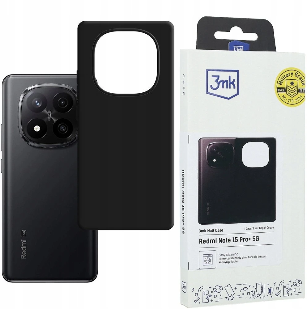 3Mk apsauga Redmi Note 15 Pro+ 5G - 3mk matinis dėklas