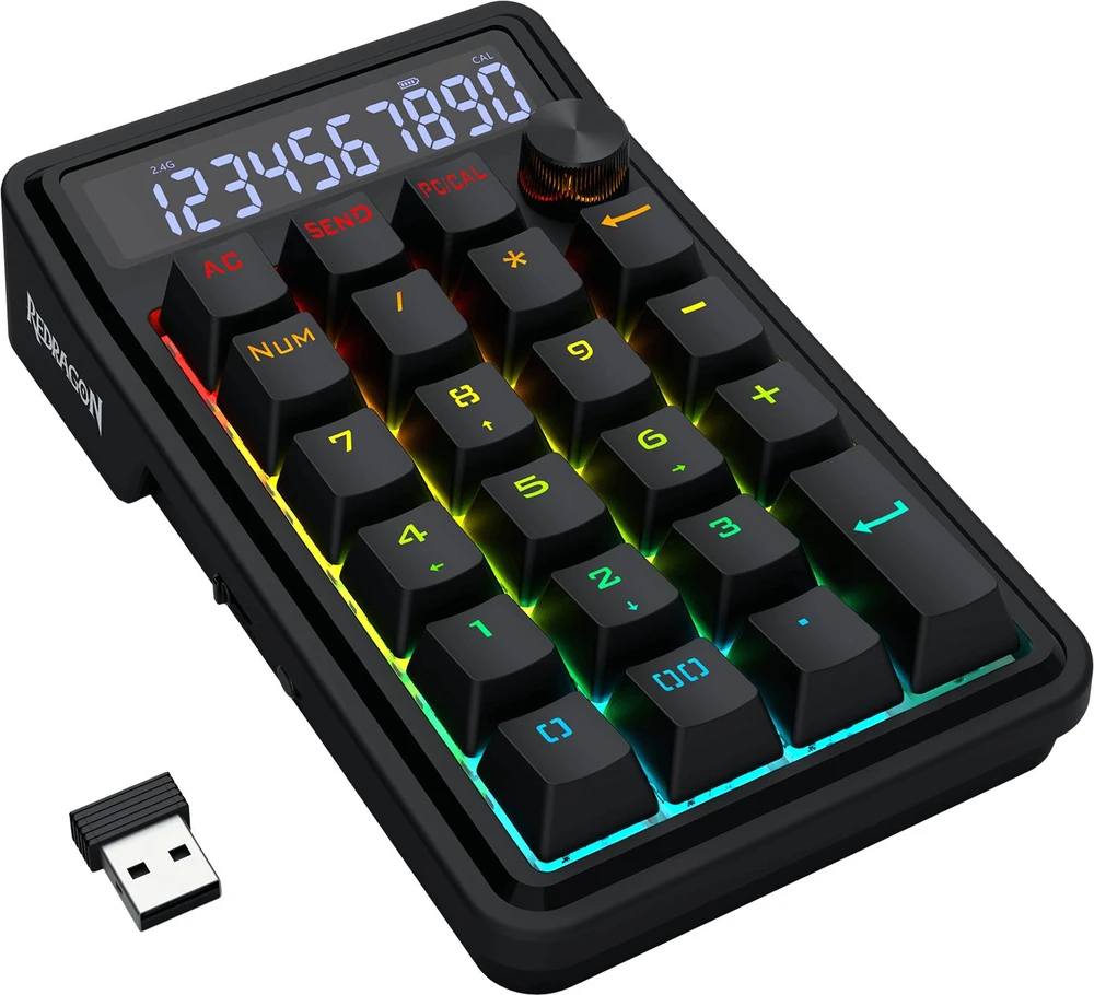 Klaviatūra žaidimams Redragon Cove K733-RGB-WL Redragon RPC belaidė mechaninė su pašvietimu juoda