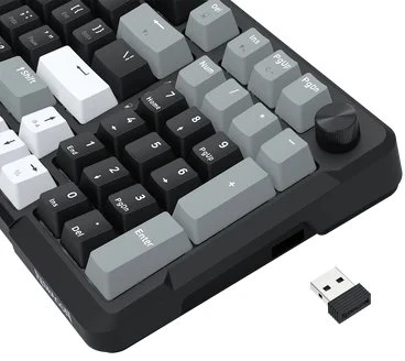 Klaviatūra žaidimams Redragon ARLOKKS QMK K742 Redragon RPC belaidė mechaninė su pašvietimu juoda
