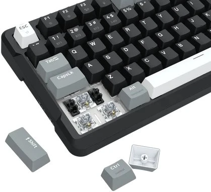 Klaviatūra žaidimams Redragon ARLOKKS QMK K742 Redragon RPC belaidė mechaninė su pašvietimu juoda