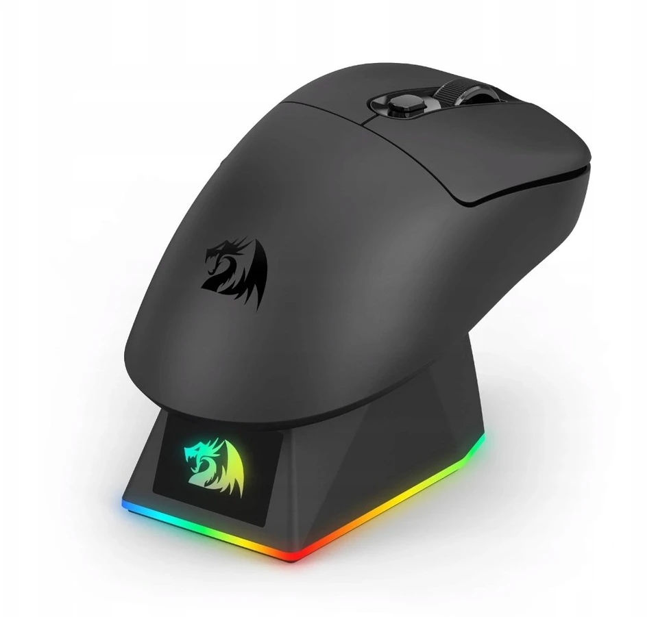 Pelė Myszka žaidimams Redragon Ebony belaidė 24000 dpi optinė juoda