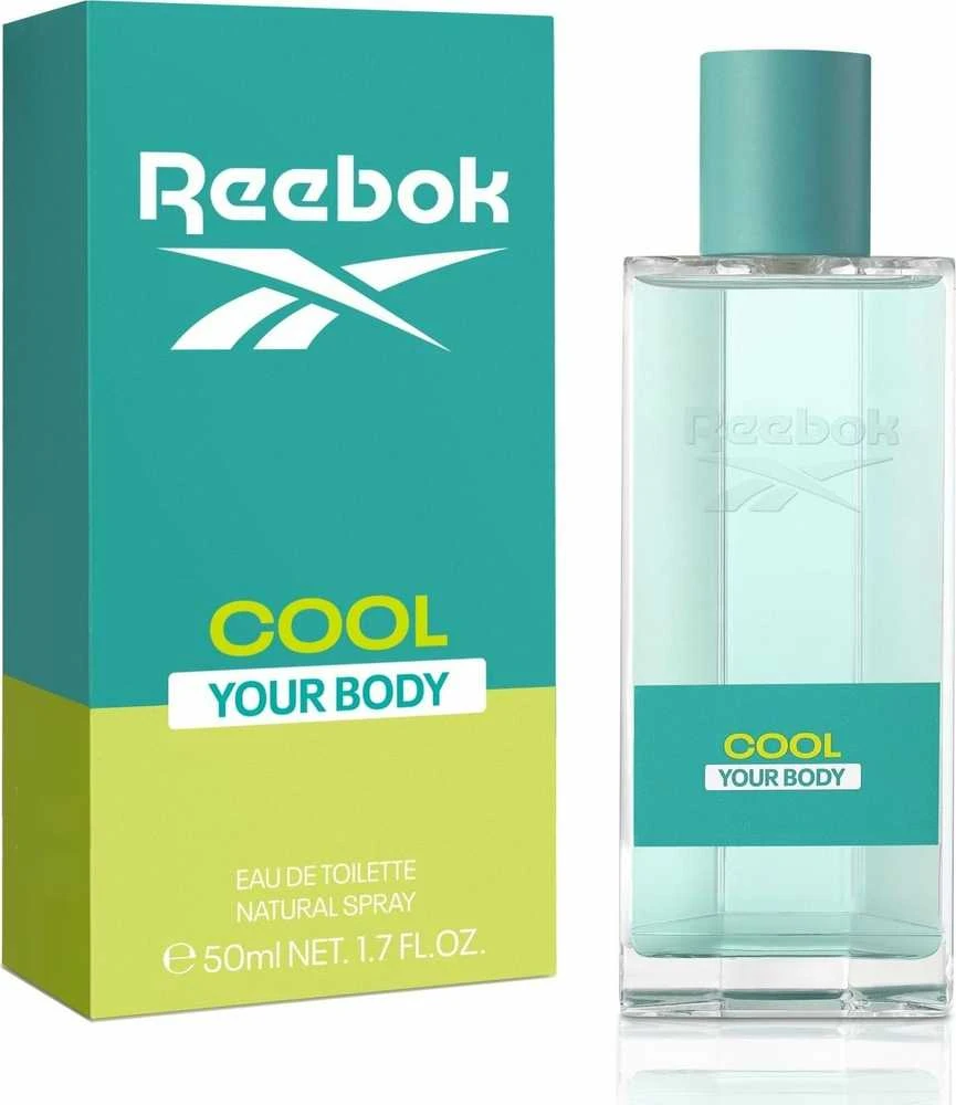 Reebok Cool Your Body EDT tualetinis vanduo moterims, 50 ml