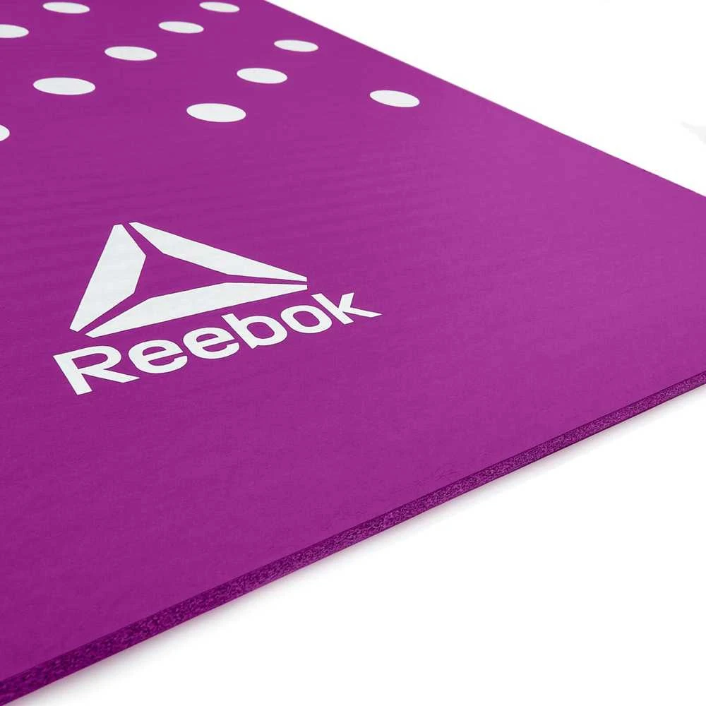 Treniruočių kilimėlis Reebok Spots 7 mm, violetinis