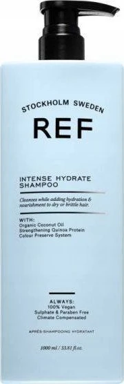 REF Intense Hydrate plaukų šampūnas be sulfatų, 1000 ml
