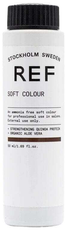 Ref Stockholm REF Soft Colour Vegan Demi-Permanent Hair Dye 6.1 Dark Ash Skirtas šviesiems plaukams, 50 ml