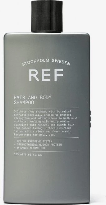 REF Hair & Body Dušo želė & Šampūnas 2-In-1 Vegan, 285 ml
