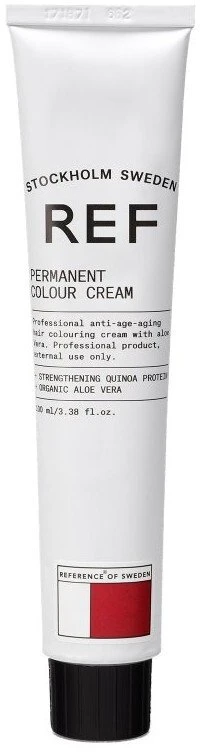 Ref Stockholm REF Permanent Colour Vegan Permanent Hair Dye 6.62 Brilliant Raudona Dark Skirtas šviesiems plaukams, 100 ml