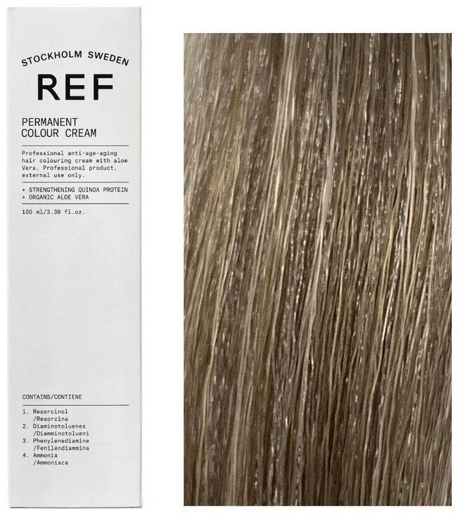REF Permanent Colour 7.00 Intense Natural Skirtas šviesiems plaukams, 100 ml