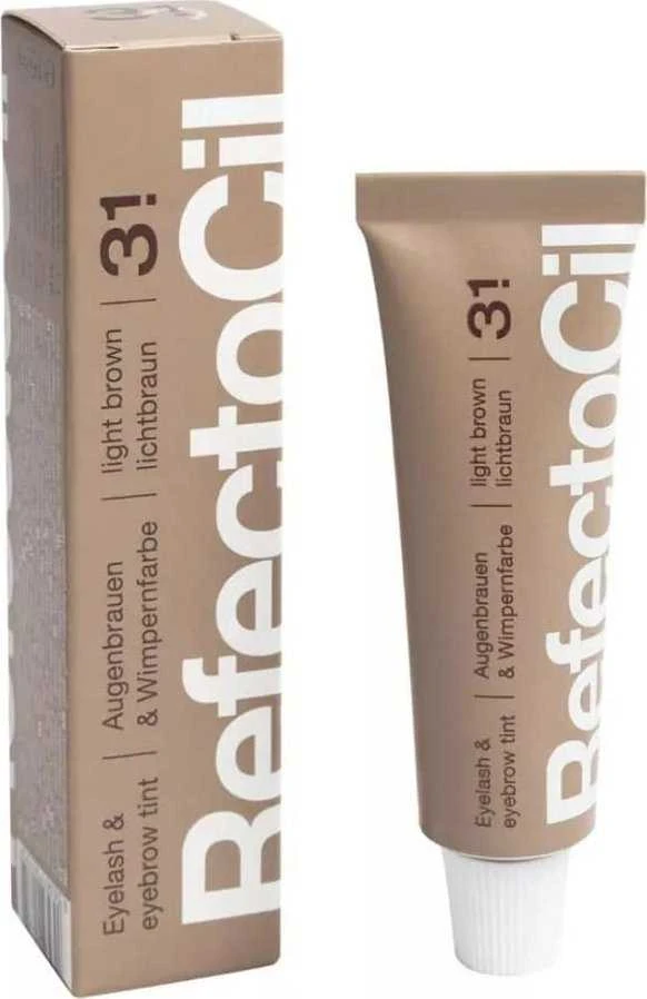 Activeshop Refectocil Eyelash And Eyebrow Tint 3.1 šviesiai rudas, 15 ml