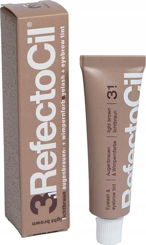 Activeshop Refectocil Eyelash And Eyebrow Tint 3.1 šviesiai rudas, 15 ml