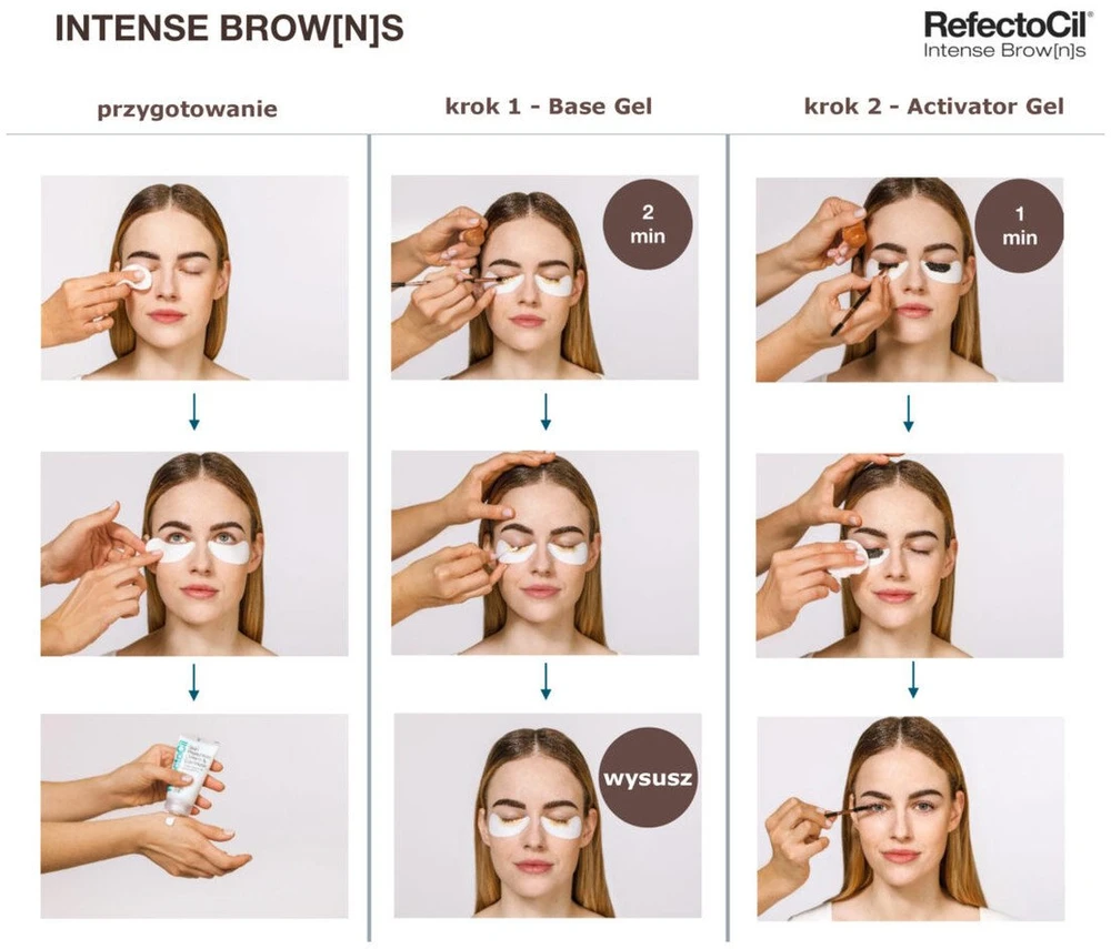 „RefectoCil Intense Brow[n]s“ bazinis gelinis antakių dažų pagrindas