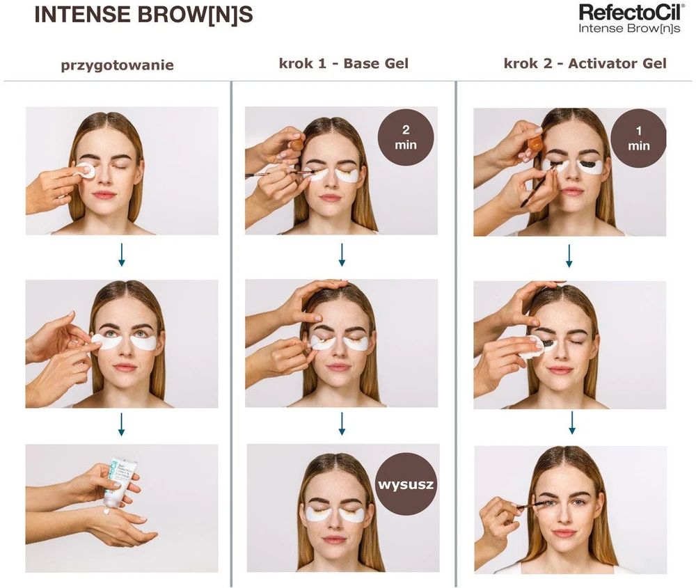 „RefectoCil Intense Brow[n]s“ bazinis gelinis antakių dažų pagrindas