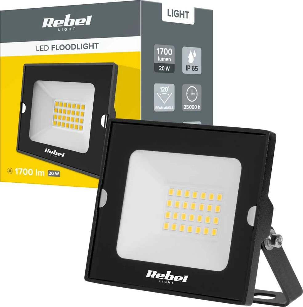LED prožektorius 20W Rebel, 6500K, 230V