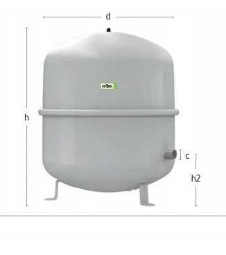 „Reflex“ išsiplėtimo indas S 50 10 barų / 120 °C rutulys