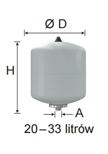 Reflex diafragmos bakas S 25L - 9702900
